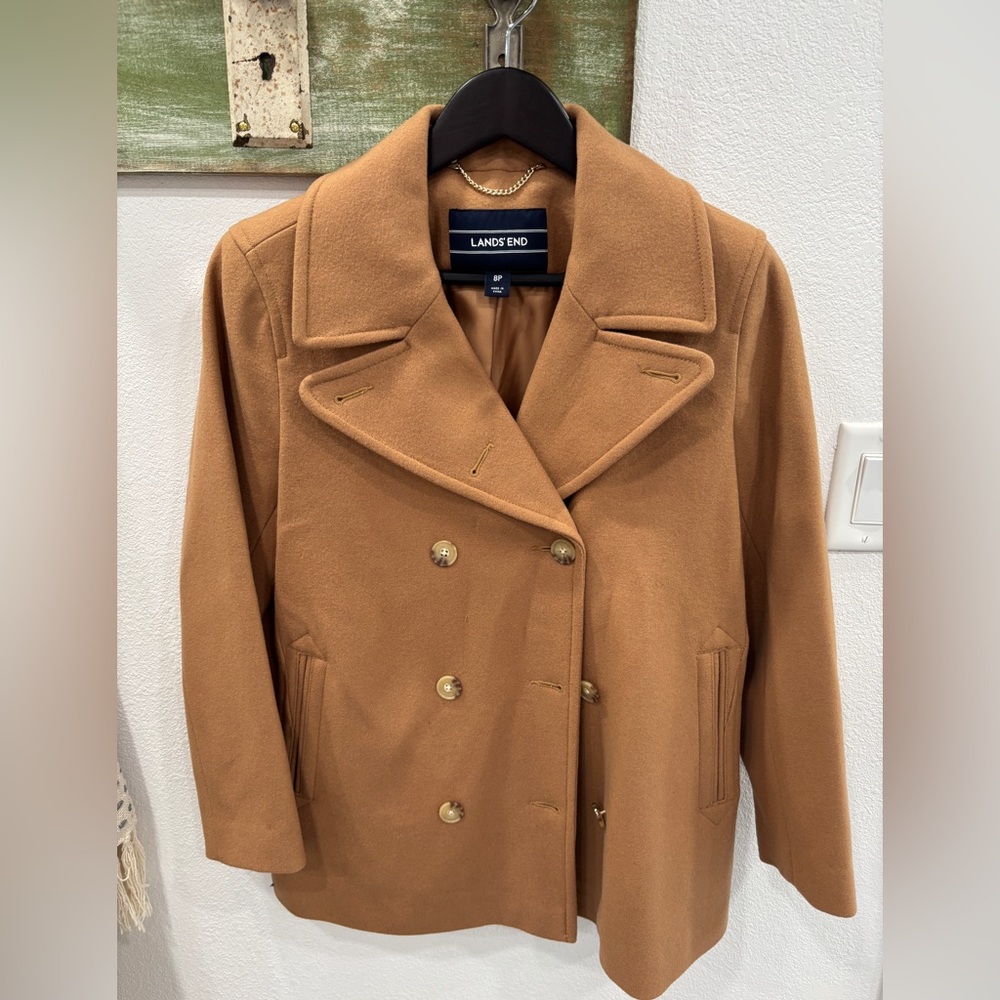 Lands End Women’s Wool Blend Coat